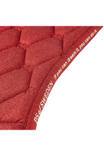 2022 PS Of Sweden Stardust Glitter Dressage Saddle Pad 20073-720 - Red